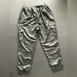 Faux Leather joggers